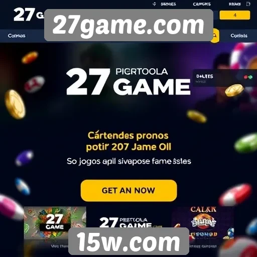 Plataforma de jogos 27game.com oferece promoções exclusivas